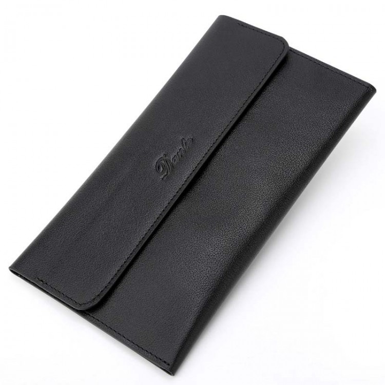Grainy Leather Wallet Bifold Ultrathin